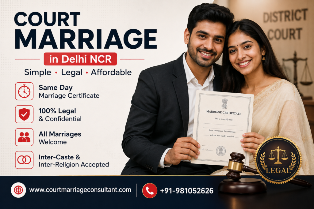 court marriage in delhi ncr